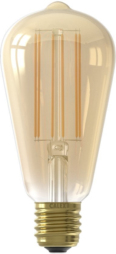 Calex - LED - Rustieklamp - 4W E27 - 400 lumen - Gold 2100K - Sensor licht/donker