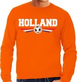 Bellatio Decorations Shoppartners Bv Holland landen voetbal sweater met wapen oranje heren L