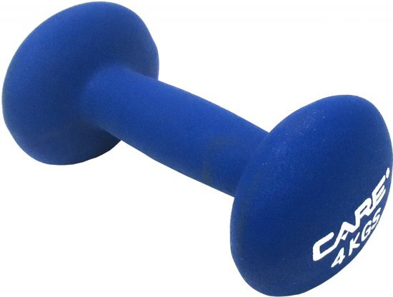 Care Fitness Dumbbell 4 Kg Blauw