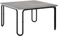 vidaXL Salontafel Betongrijs 100 x 100 x 45 cm Bewerkt hout
