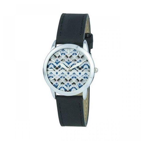 Snooz SAA1040-74 Dameshorloge - 34 mm - Multi Kleuren - Kunstleer Band