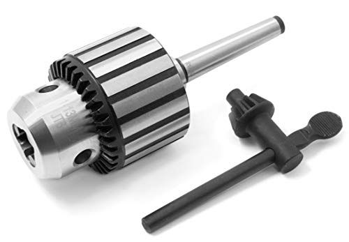 WEN LA136K 1/2-inch Keyed Drill Chuck with MT1 Arbor Taper