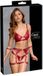 Cottelli BONDAGE Bondage Bra Set Rood/Zilver XL