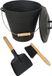 Relaxdays Asemmer - 15 liter - met stoffer en blik