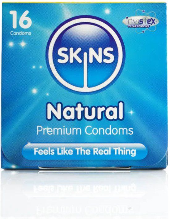 Skins Natural Cube - 16 stuks - Standaard maat