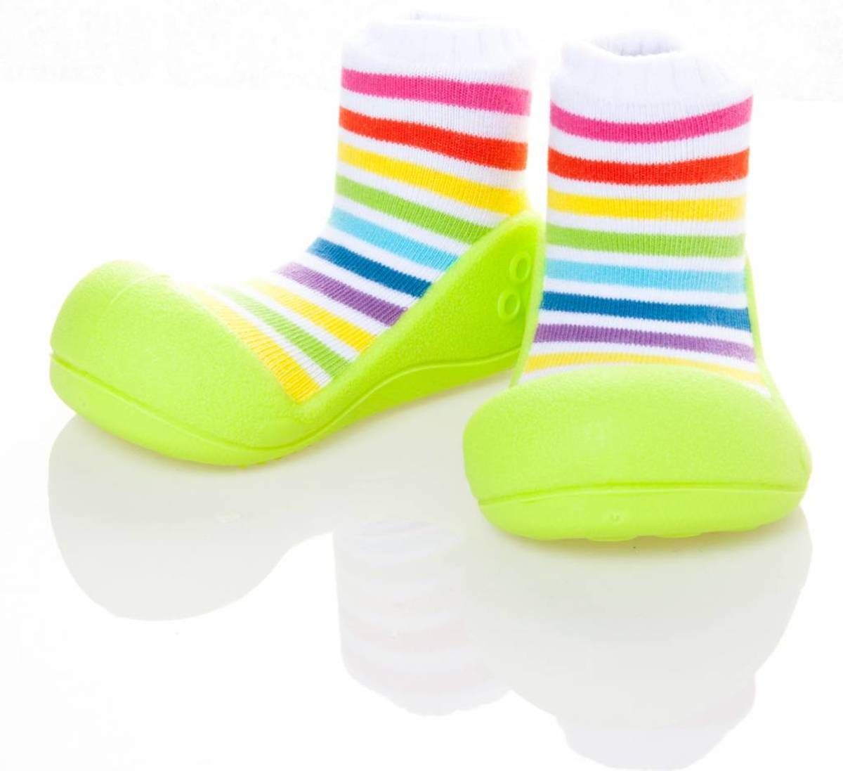 Attipas babyschoentjes Rainbow Groen Maat 19 (10,8 cm)