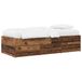 vidaXL Bedombouw met opslag en lade, Oud hout, 80 x 200 cm