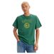 Levi's Ss Relaxed Fit Tee Varsity Logo Patch Bi Maat: XS | T-shirts met Print Outlet | Heren | Groen
