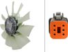 HELLA Ventilateur pour refroidissement moteur, 24V, 6 pôles, adapté entre autres pour SCANIA R I