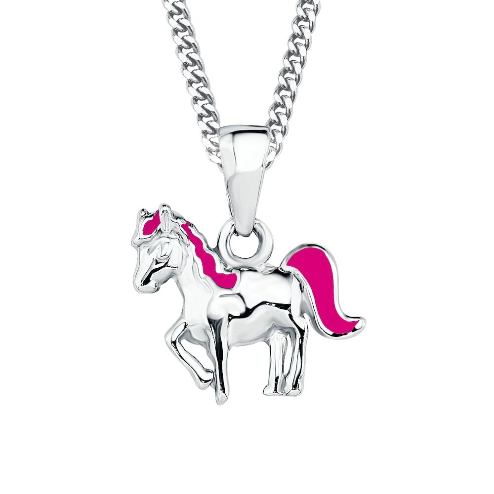 Prinzessin Lillifee Prinzessin Lillifee Ketting met hanger voor meisjes, sterling zilver 925, paard Kettingen Dames