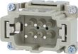 HARTING Han 6ES inserto per contatti (M) con morsetti a molla, 6 poli+PE 500V, 16A - 1 pezzo