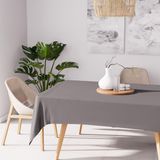 Soleil d'ocre Vlekbestendig Rechthoekig Tafelkleed 160x270 cm Alix Grau, Polyester