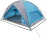 vidaXL Campingtent met waterdichte regenfly, 5-persoons, Blauw