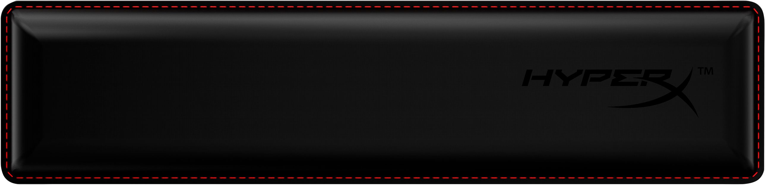 HyperX Wrist Rest - Tenkeyless (TKL) - Black