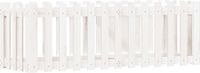 vidaXL - Plantenbak - verhoogd - hekontwerp - 150x50x50 cm - grenenhout - wit