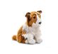 Uni-Toys Langharige Collie, zittend, wit/bruin gezicht, 27 cm (hoogte), knuffeldier, knuffeldier