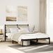 Prolenta Maison Exclusive - Cadre de lit en métal sans matelas Chêne Sonoma 140x190 cm