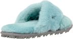 Vanuba Kerry - Chaussures pour femme - Turquoise - Laine de mouton - Brides croisées