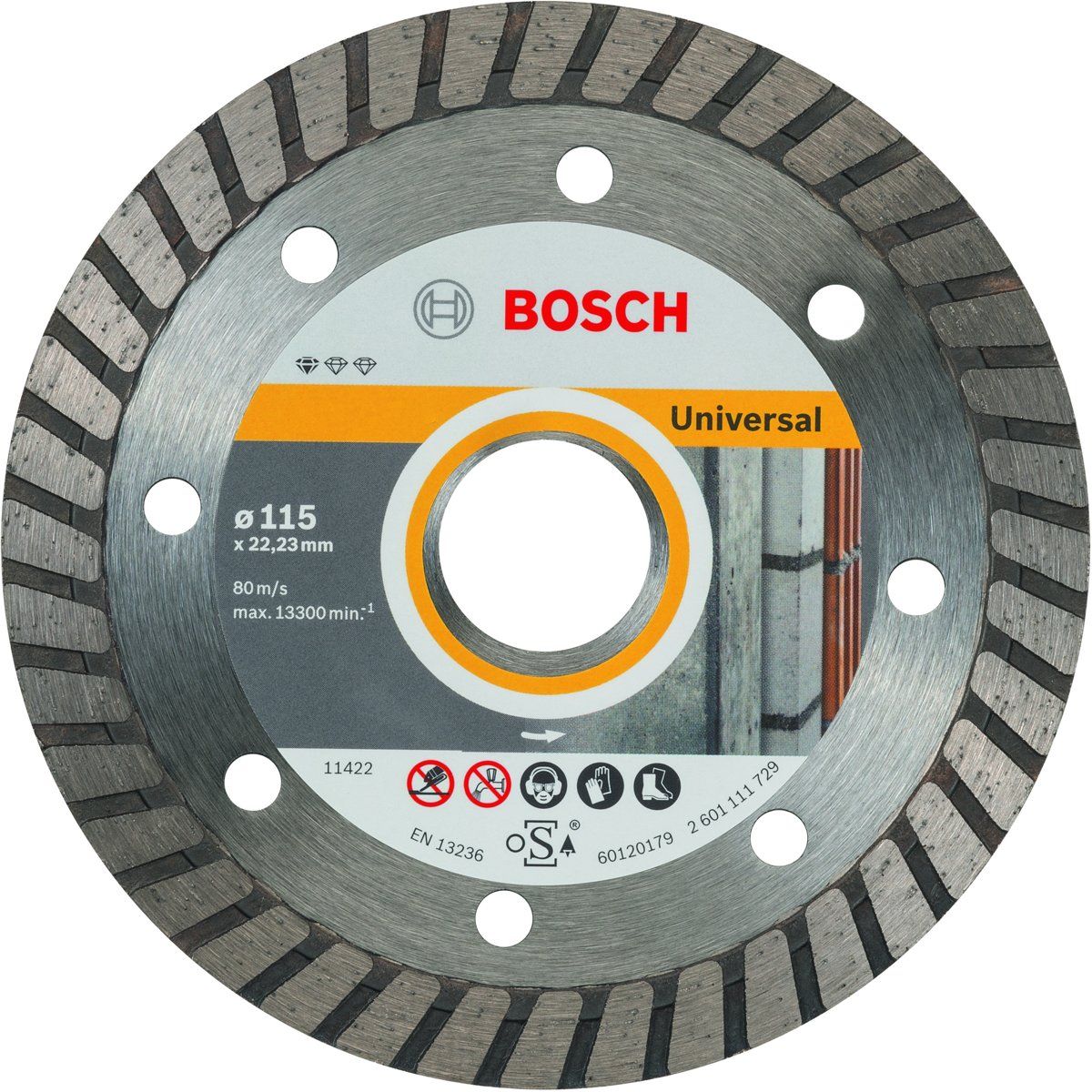 Bosch DIAMANTSCHIJF 10 X PROF UNIV TURBO 115 22
