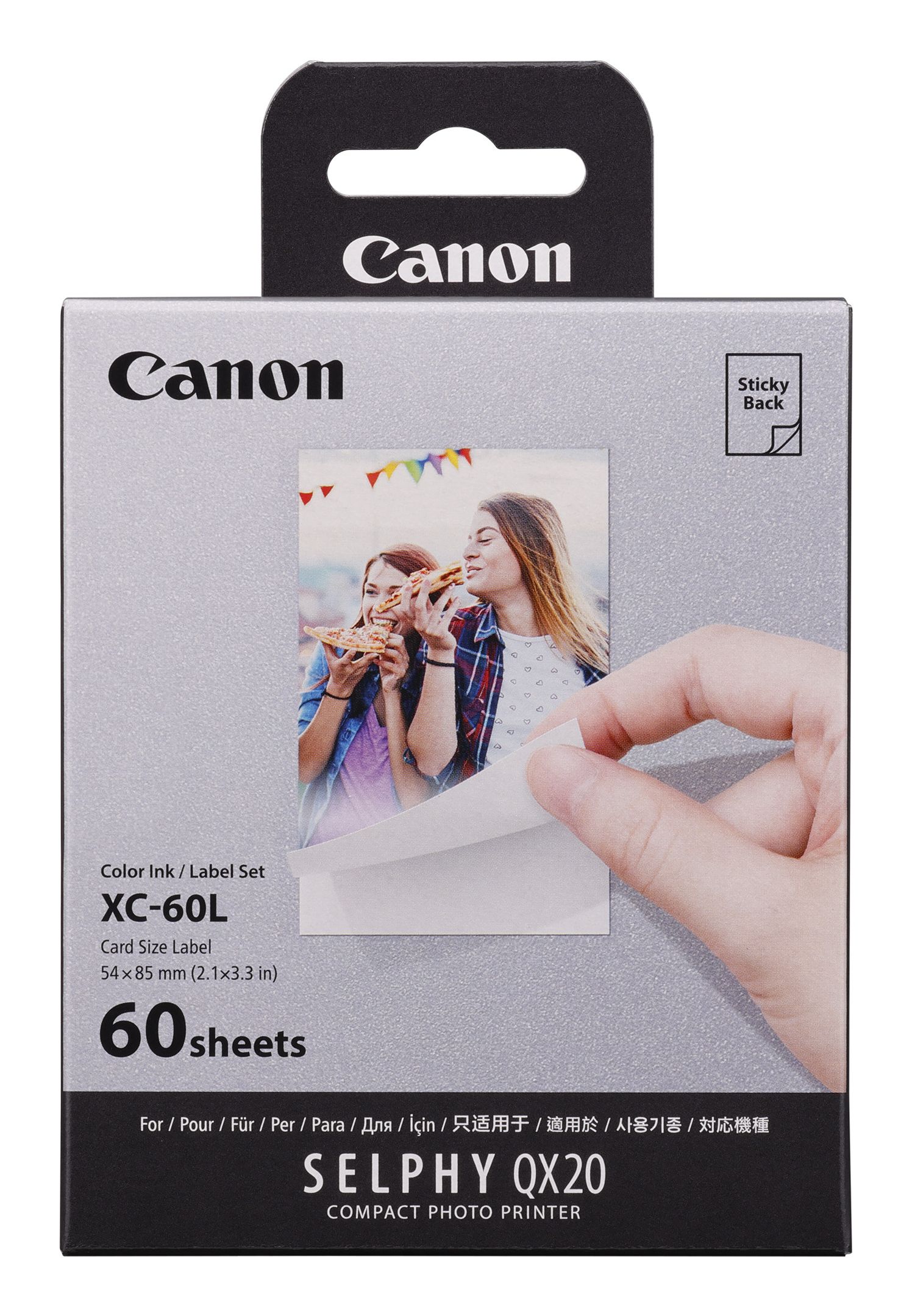 Canon XC-60L - Instant fotopapier - 60 stuks - Multi