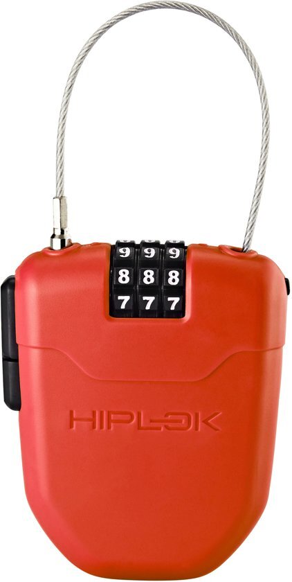 Hiplok FX Fietsslot met reflector rood