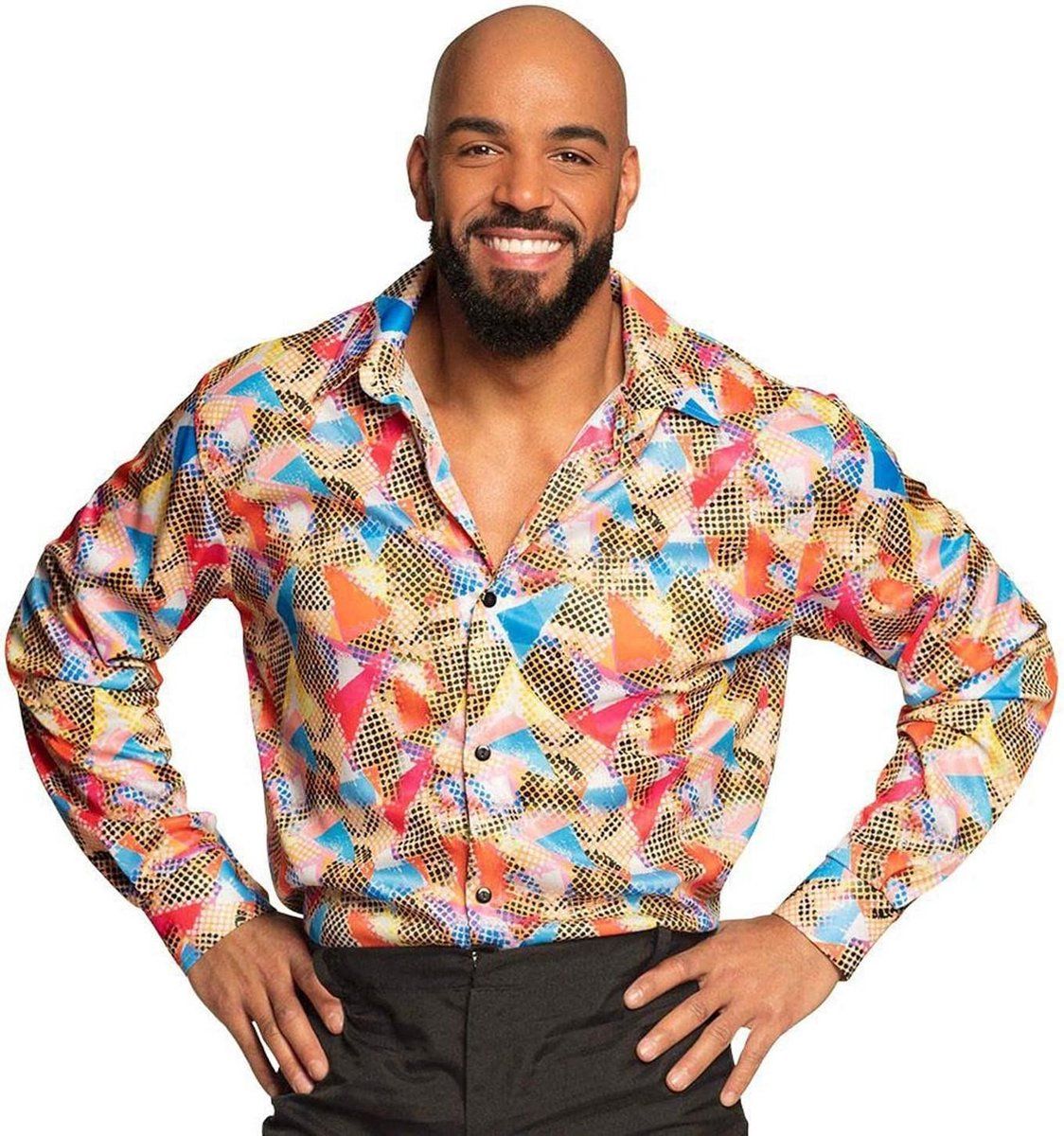 Boland Crazy Meerkleurig Patroon Shirt - Heren - Maat L