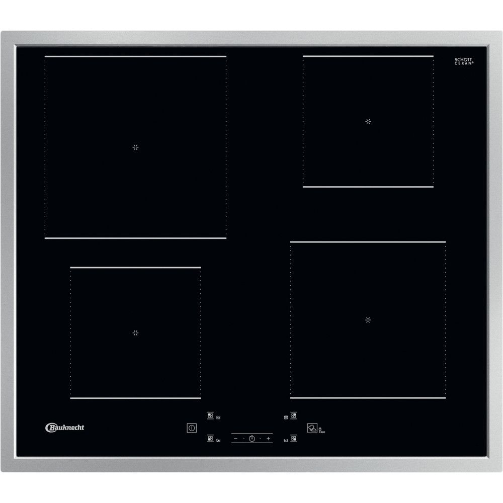Bauknecht BQ 2760S FT - Ceramic Hob - Black - 4 Zones - Built-in