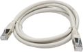 RJ45 Cat.6 câble, blindé (F/UTP), 2 mètres, cuivre, 1000 Mbits/sec