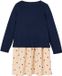 Vertbaudet Ensemble - 2 pièces - robe - gilet - fleurs - coton
