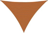 vidaXL Zonneschaduw 5 x 5 x 6 m 100% Polyester Oxford Driehoekig Oranje en bruin