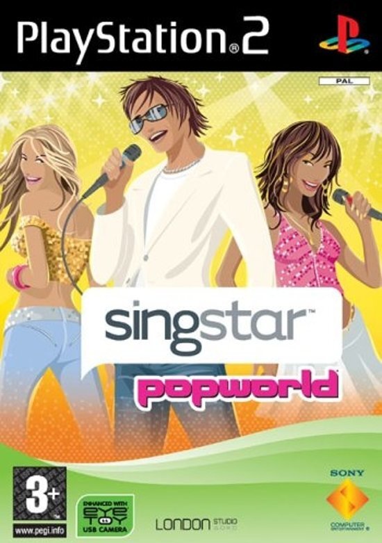 Sony Singstar Pop Popworld /PS2 PlayStation 2