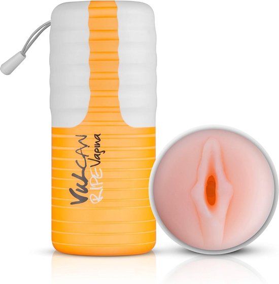 Vulcan Ripe Vagina - Beige Masturbator for Women - Washable & Waterproof