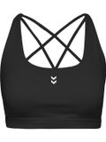 Hummel Hmlhiit Impact Strap Bra 230085 Dames Sport BH Zwart XL