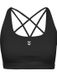 Hummel Hmlhiit Impact Strap Bra 230085 Dames Sport BH Zwart XL