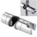 Support de douche chromé ajustable pour pomme de douche - 18-25mm