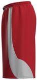 Spalding Jam Short Basketbalshort Unisex Kinderen XXXL Rood Wit Multikleurig Polyester