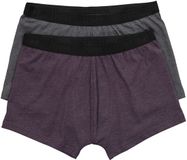 JP 1880 - Heren - Heupbroekjes FLEXNAMIC® loungewear Buik-Fit OEKO-TEX set van 2 - Donker violet - Maat XXL