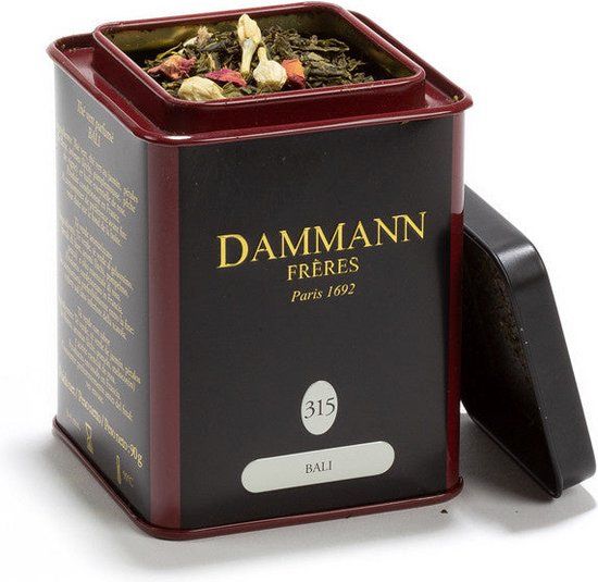 Dammann Frères Bali Losse Thee Groene Thee Lychee Grapefruit 90g