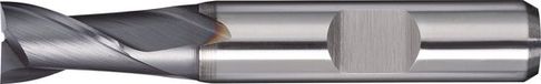 TECWERK Bohrgroeffrees DIN 327D TypeN D.5mm HSS-Co8 TiCN Weldon Z.2 kort
