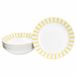 MamboCat Set van 6 SPLIT GEEL assiettes à soupe en porcelaine pour 6 personnes