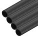 Isolation de tuyau 4 pièces 60x80 mm 0,9 mètre protection contre le gel noir