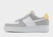 Nike Air Force 1'07 Unisex Sneakers basses Cuir Blanc/Gris/Jaune Taille 41
