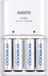 Sanyo Chargeur MQN04-E-4-3UTGB Incl. 1x4 Eneloop AA 1900 mAh