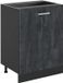 Vicco Keukenonderkast R-Line, Zwart beton/Antraciet, 60 cm