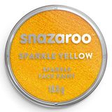 Snazaroo 1118221 Kinderschmink, huidvriendelijke hypoallergene gezichtsmake-up op waterbasis, vrij van parabenen - 18ml, Sparkle Yellow