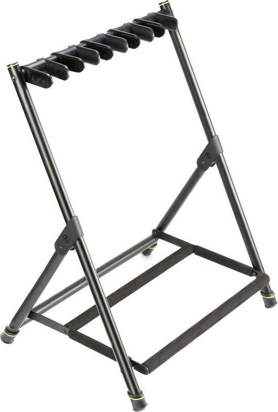 Gravity Vari-G 5 - Gitaarstatief voor 5 gitaren - Zwart