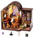 Maison miniature Salle d'étude magique Kit de bricolage 21 x 13 x 19 cm