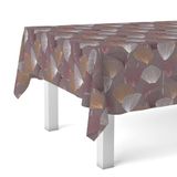 Martina Home Wasdoek tafelkleed, Duero, paars, 240 x 140 cm
