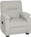HOMCOM Elektrische relaxfauteuil - Fluweel (100% polyester) - 96x90x103cm - Crème