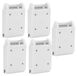 Poids de lestage pour machines à tricoter, 5 pièces, plastique/aluminium